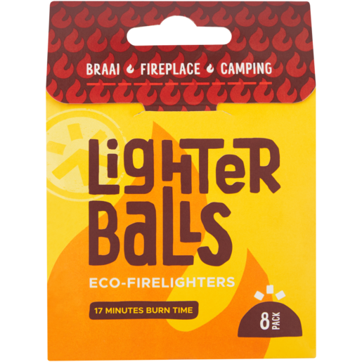 Lighter Balls Eco-Firelighters 8 Pack