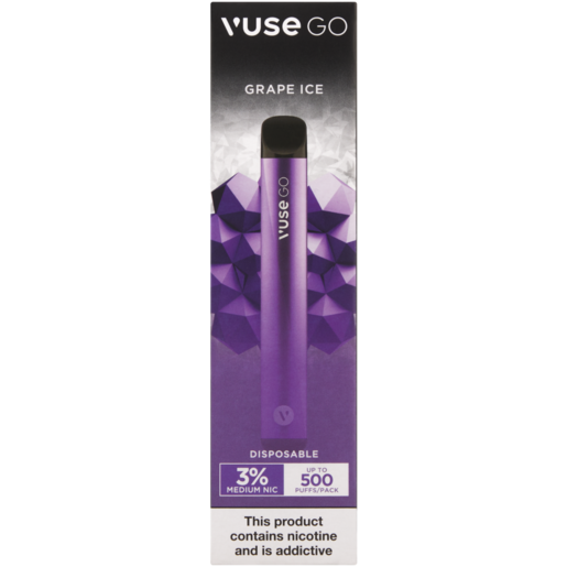 Vuse Go Grape Ice Disposable ePod - Not For Sale To Under 18s