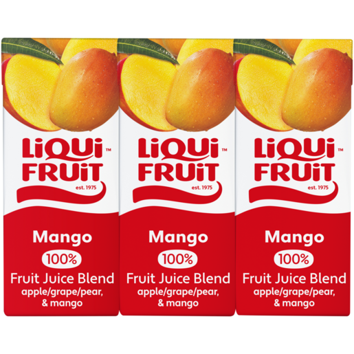 Liqui-Fruit Mango 100% Fruit Juice Blend 6 x 200ml 