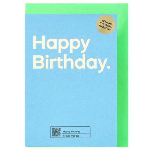 Happy Birthday Blue Say It Songs Everyday Card