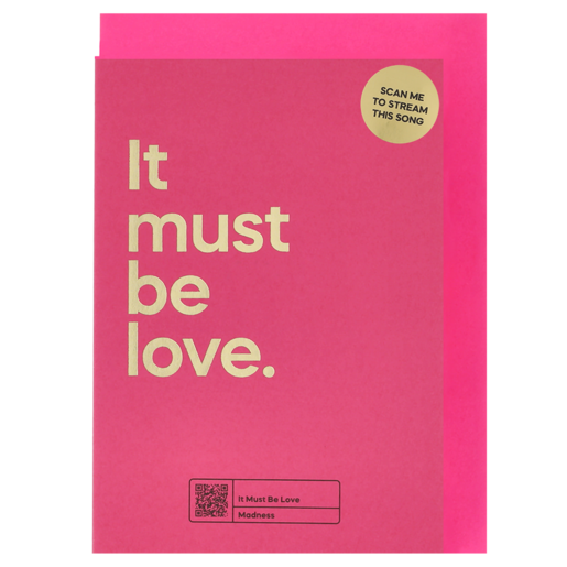 It Must Be Love Say It Song Everyday Card