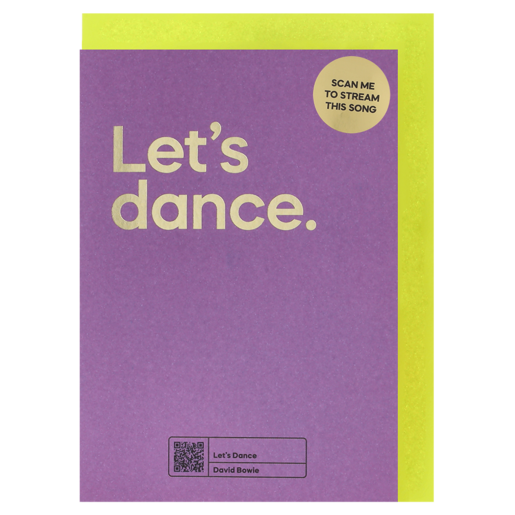 Say It Songs Let's Dance Everyday Card