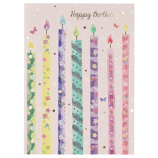Candles Birthday Large Everyday Card