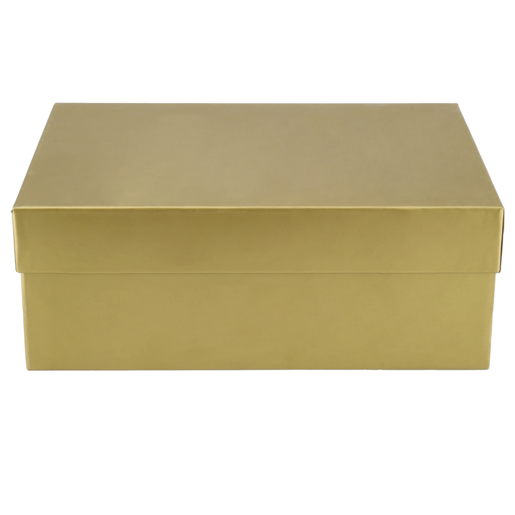 Clifton Rectangular Gold Gift Box Size 4
