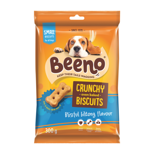 BEENO Blissful Biltong Flavour Crunchy Oven Baked Biscuits 300g