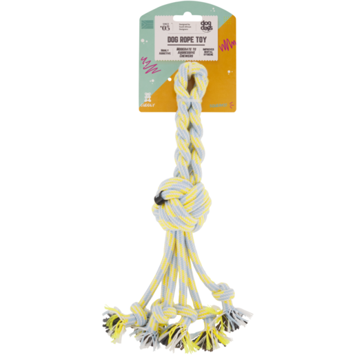 Dog Days Ball with Tassel Rope Dog Toy