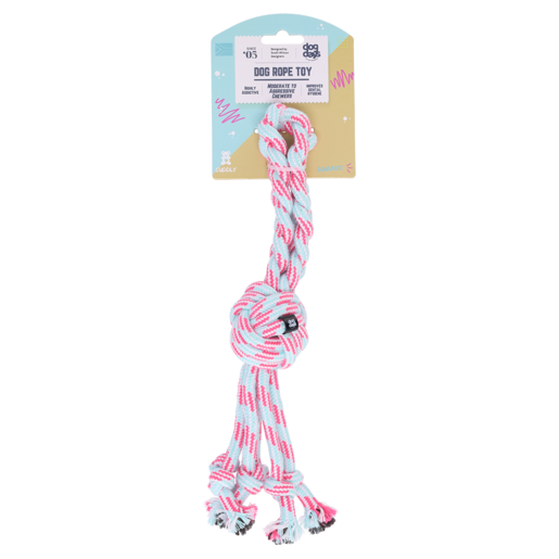 Dog Days Candy Pink Dog Rope Toy