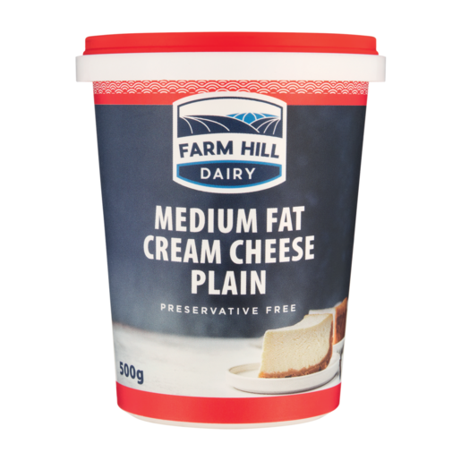 Farm Hill Dairy Plain Medium Fat Cream Cheese 500g