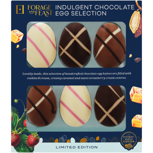 Forage And Feast Indulgent Chocolate Egg Selection 65g