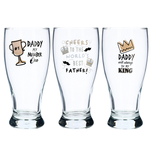 Father's Day Beer Mug 565ml (Colour May Vary)