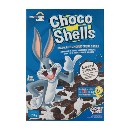 Morning Mills Choco Shells Cereal 350g