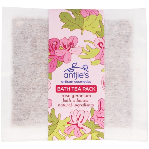 Antjie's Rose Geranium Bath Tea Pack 4 x 20g