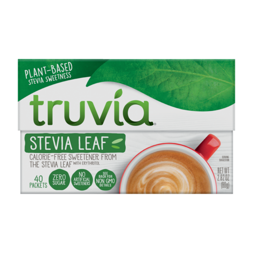 Truvia Stevia Leaf Sweetener Packets 80g