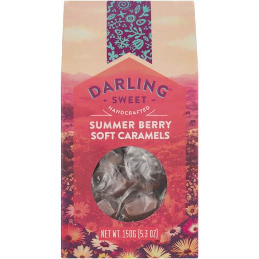 Darling Sweet Summer Berry Soft Caramels 150g 