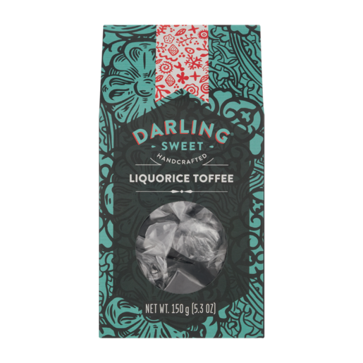 Darling Sweet Liquorice Toffee 150g