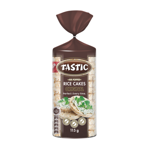Tastic Original Air Popped Rice Cakes 115g