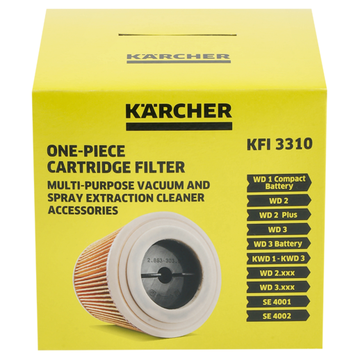 Sachet filtre en papier pour Kärcher WD3, WD3300 M, 3500 P, SE 4001, WD 3  P, WD 3 Premium 5 pièces - Accessoires de nettoyage à la Fnac