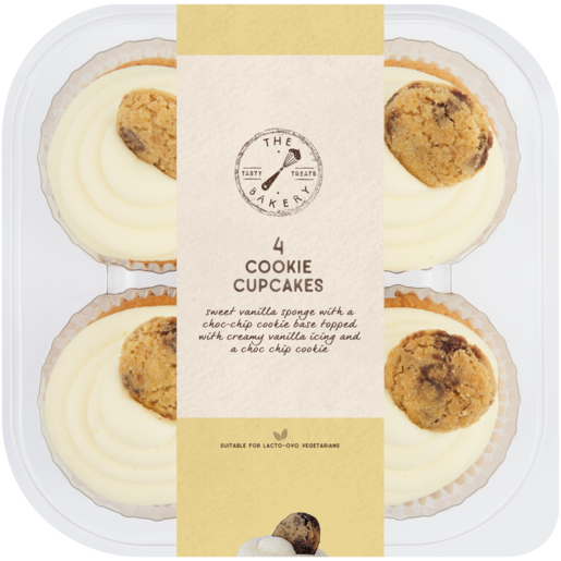 The Bakery Cookie Cupcakes 4 Pack