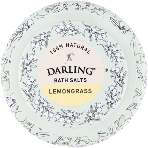 Darling Olives Lemongrass Bath Salts 280g 