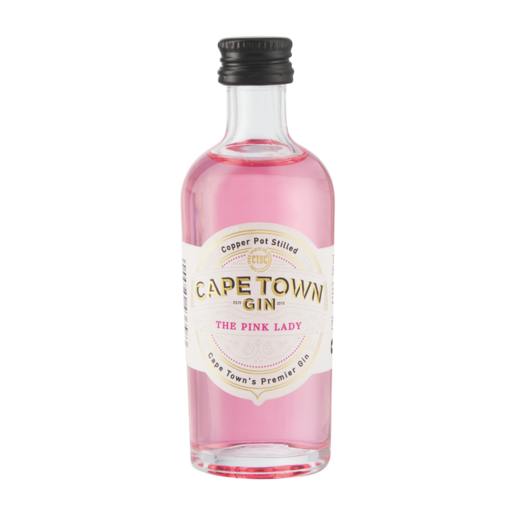 Cape Town Gin The Pink Lady Bottle 50ml