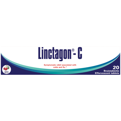 Linctagon-C Cherry Flavour Effervescent Tablets 20 Pack