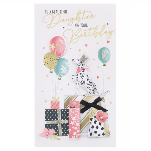 Champagne Happy Birthday Daughter Everyday Card