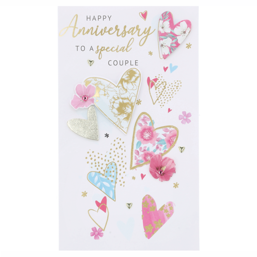Everyday Champagne Anniversary Couple Card 1 Piece