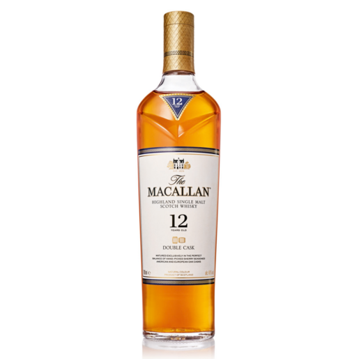 The Macallan 12 Year Old Highland Single Malt Scotch Whisky Bottle 750ml