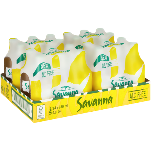 Savanna 0.0% Alcohol-Free Ciders 24 x 330ml