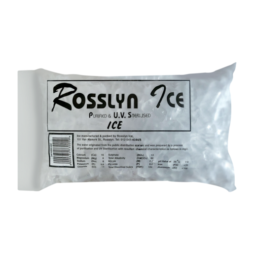Rosslyn Ice Cubes 3kg