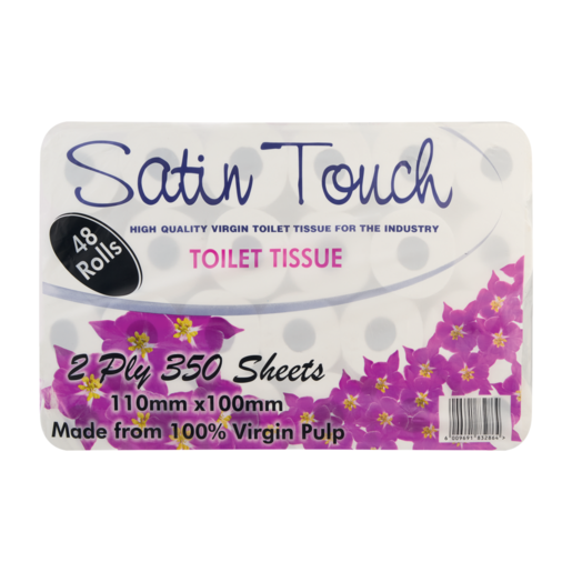 Satin Touch 2 Ply Toilet Tissue 48 Pack