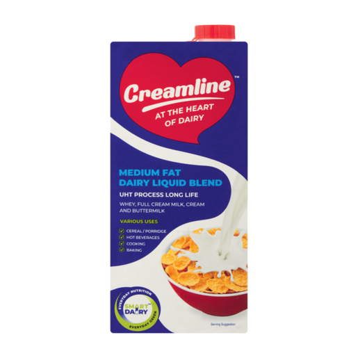 Creamline Medium Fat Dairy Liquid Blend 1L