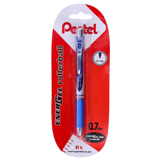 Pentel Blue Gel Rollerball Pen 0.7mm