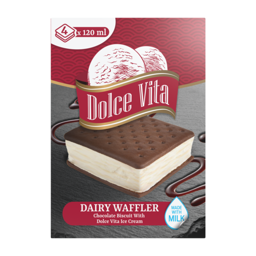 Dolce Vita Dairy Waffler 4 x 120ml