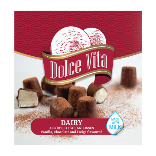 Dolce Vita Dairy Assorted Italian Kisses 340g