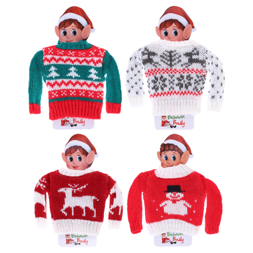 Elf On Shelf Knitted Sweater Accessory (Assorted Item - Supplied At Random)