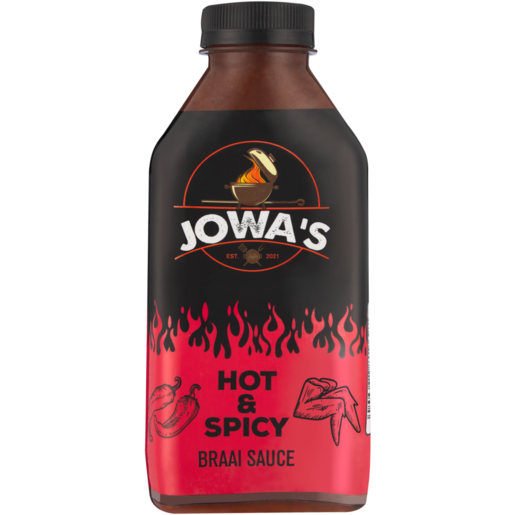 Jowa's Hot & Spicy Braai Sauce 500ml 