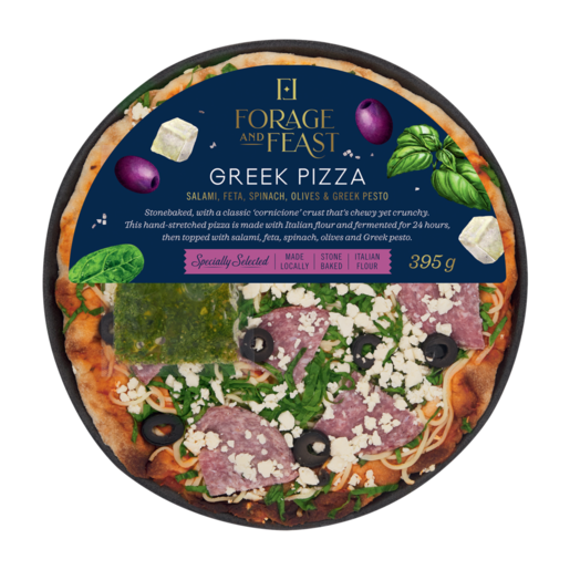 Forage And Feast Greek Pizza 395g
