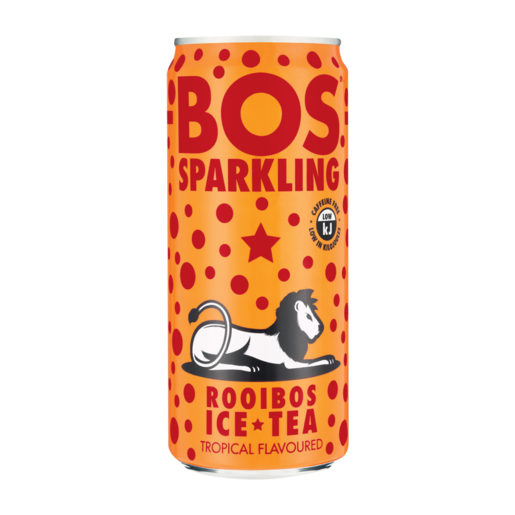 BOS Tropical Flavoured Sparkling RooiBOS Ice Tea 300ml