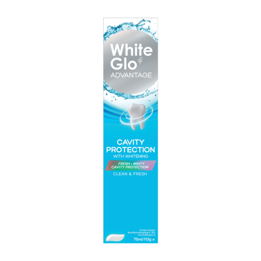 White Glo Advantage Cavity Protection Toothpaste 75ml