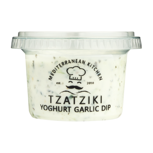 Mediterranean Kitchen Tzatziki Yoghurt Garlic Dip 180g