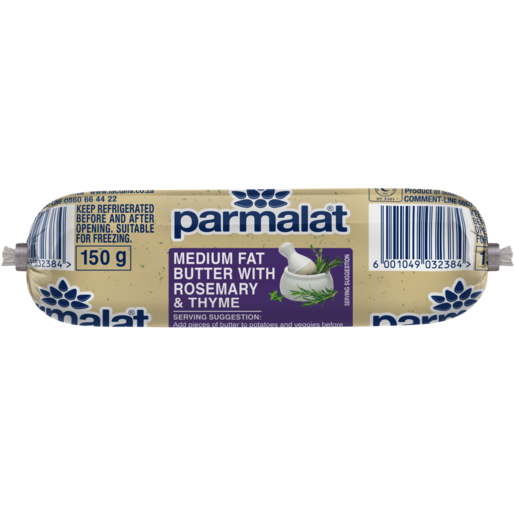 Parmalat Rosemary & Thyme Medium Fat Butter 150g