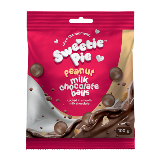 Sweetie Pie Peanut Milk Chocolate Balls 100g