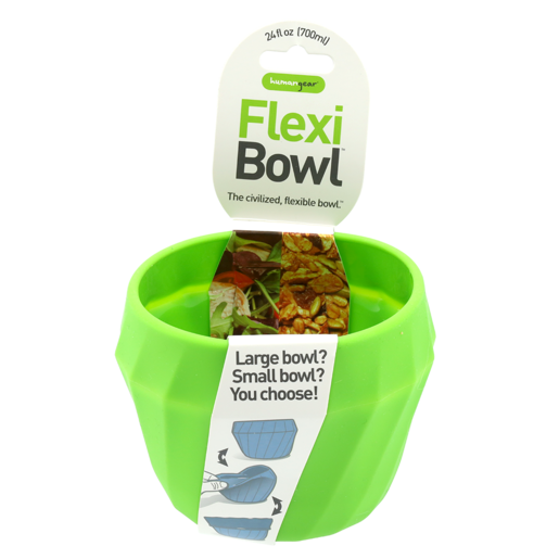 Humangear Green Silicone Flexi Bowl 0.7L