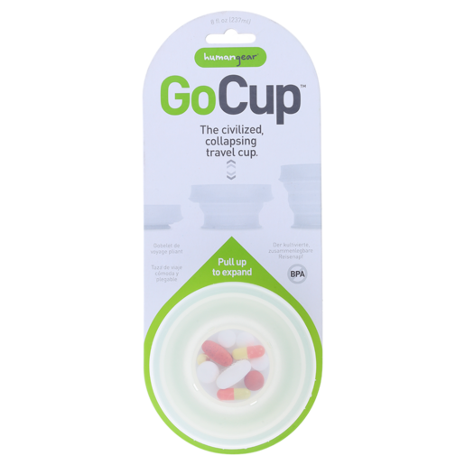 Humangear Clear GoCup Container 237ml