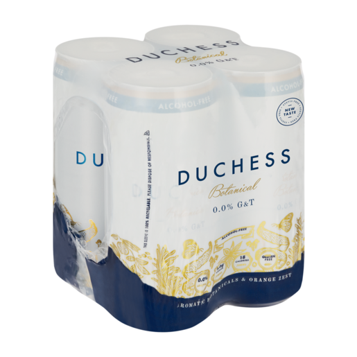 Duchess Botanical Alcohol Free Gin & Tonic Cans 4 x 300ml