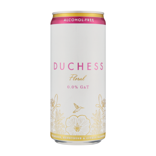 Duchess Floral Alcohol-Free Gin & Tonic Can 300ml