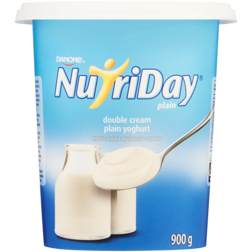 Danone NutriDay Plain Double Cream Yoghurt 900g