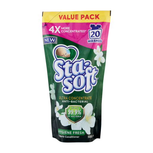 Sta-soft Ultra Concentrate Hygiene Fresh Anti-Bacterial Fabric Conditioner 500ml