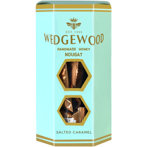 Wedgewood Salted Caramel Soft Honey Nougat 10 x 12g